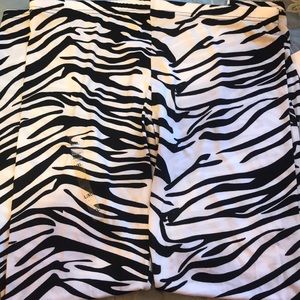 Zebra leggings